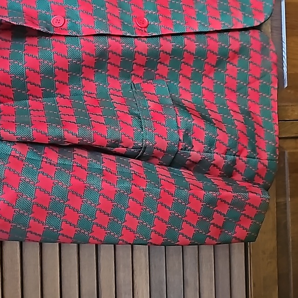 NWOT Christmas Blazer Dec. 25th ugly X-Mas jacket men XL red and green lined - Picture 3 of 12